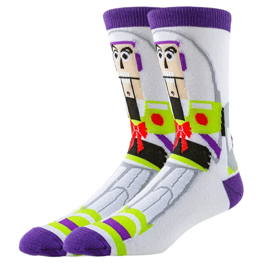 MINISO Disney Cartoon Anime Socken Herren Damen Neuheit Lustige Designer Socken