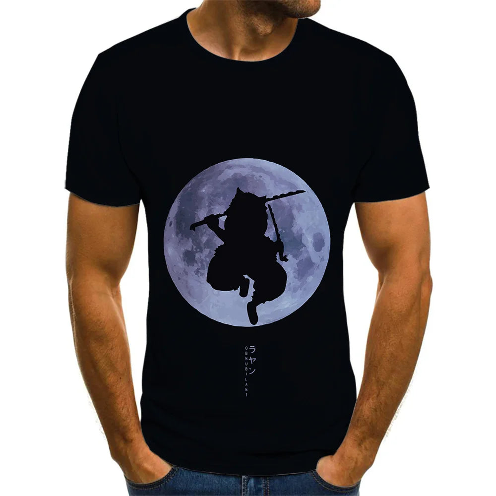 Demon Slayer 3D Print T-Shirt – Unisex Summer Fashion Casual Harajuku Streetwear