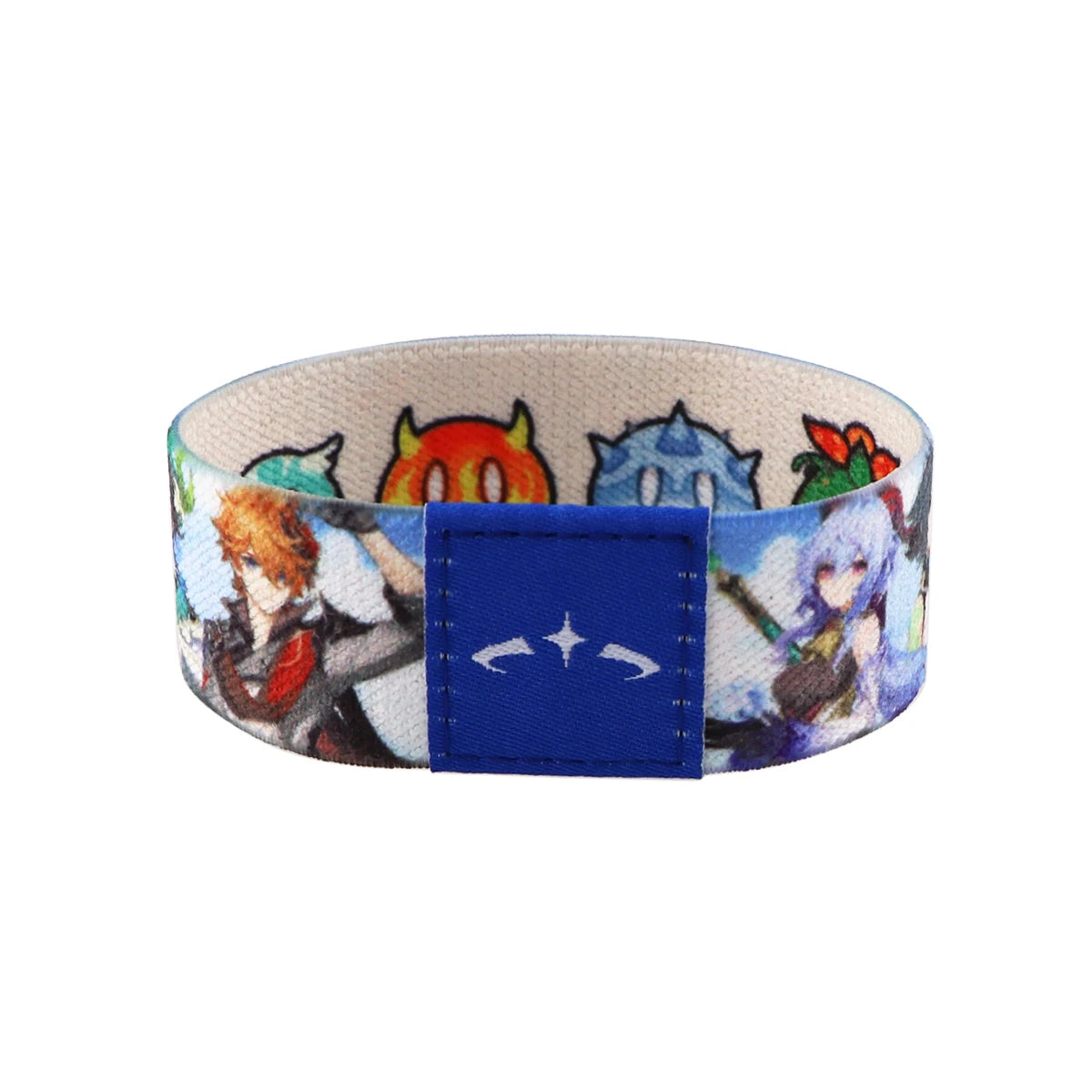 Anime-Armband für Männer und Frauen – elastisches Sportarmband, modisches Armreif-Schmuckgeschenk