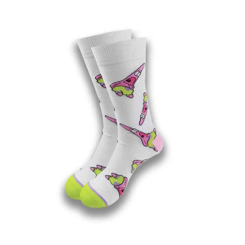 Cartoon-Langsocken – Fröhliche Anime-Crew-Socken mit coolen Street-Fashion-Designs