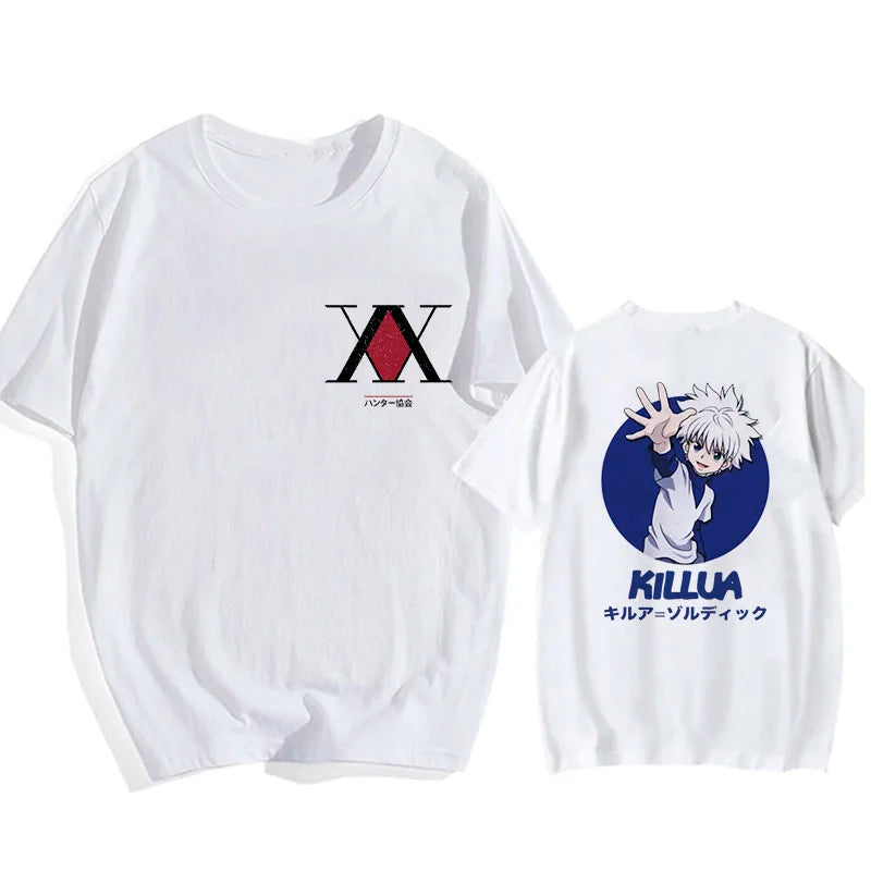 Kawaii Hisoka & Killua T-Shirt Hunter X Hunter Devil Eye Cartoon Anime Tee