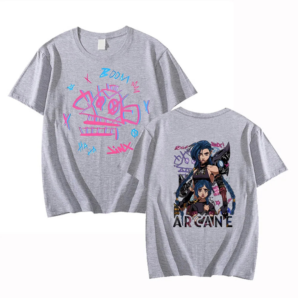 Jinx Arcane Cotton T-Shirt for Women & Men