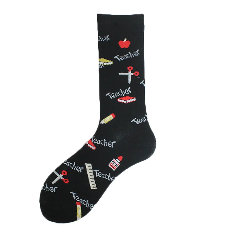 Happy Design Lustige Socken Schaf Bier Dinosaurier Muster