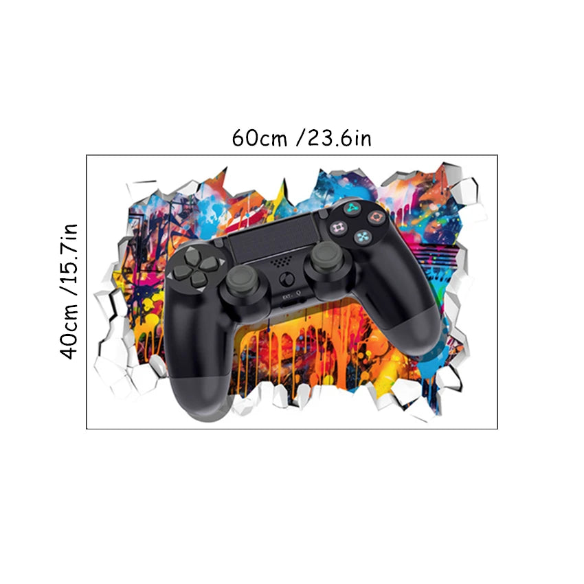 Coole 3D-Wandaufkleber mit Anime-Motiv, Vinyl, für Kinder, Dekoration