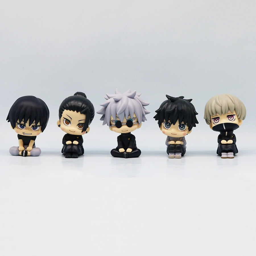 10 cm große Jujutsu Kaisen Look Up Q-Version-Figuren – Gojo, Geto, Toji und Yuta