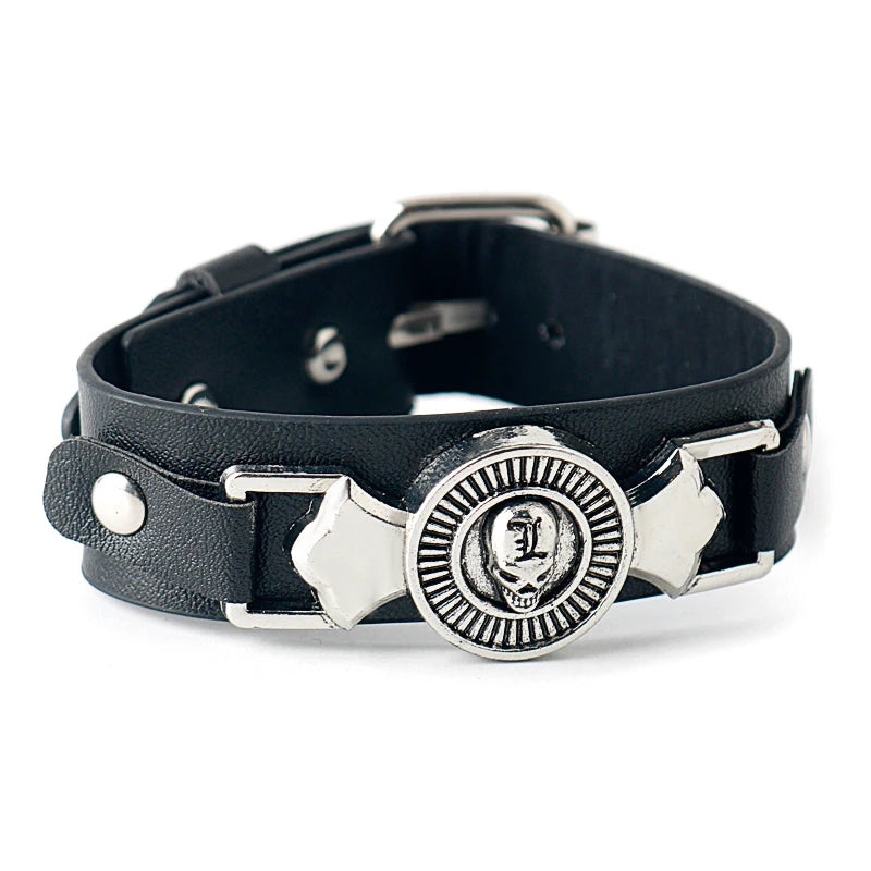 Attack on Titan Lederarmband – Wings of Liberty Armband mit Gürtelschnalle, Anime Schmuck