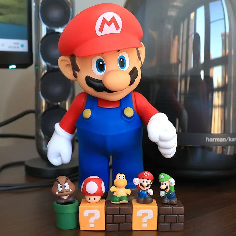 39 cm große Super Mario Bowser-Actionfigur – großes PVC-Sammelspielzeug