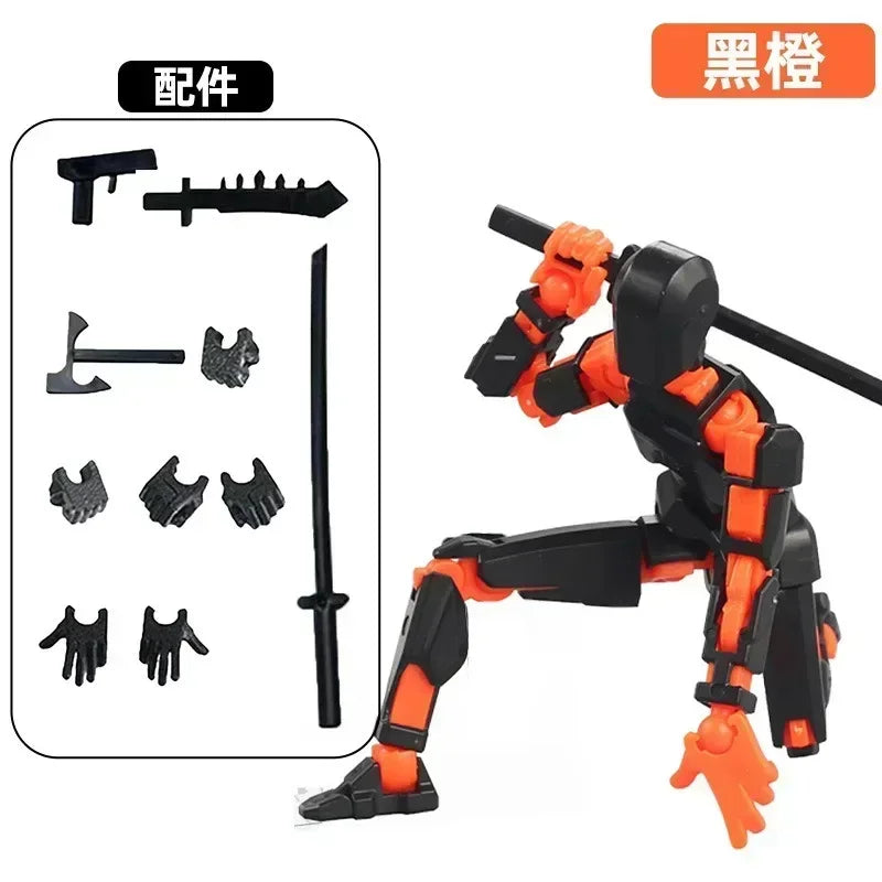 DIY leuchtender T13 Shapeshift-Roboter und Hund – 3D-gedruckte bewegliche Actionfiguren