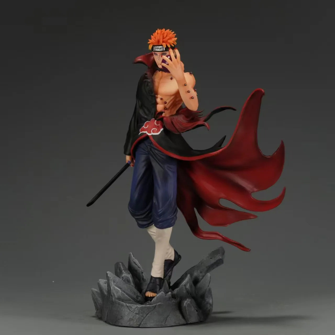 22 cm große Naruto Pain-Figur – GK Hundred Ninjas Actionmodell-Statue und Sammlergeschenkspielzeug