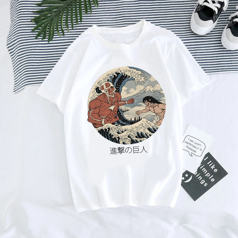 Attack on Titan T-Shirt Kawaii Anime Graphic Tee