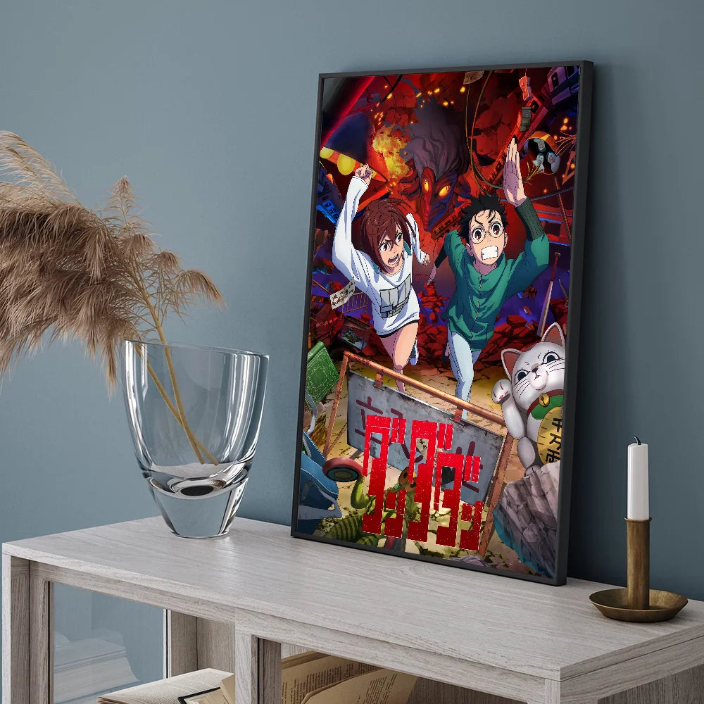 Dandadan Anime Poster Room Bar Cafe Decor Stickers Wall