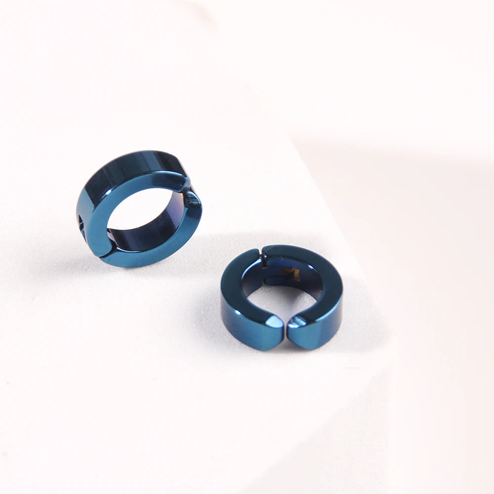 Die Fallstudie der Vanitas-Ohrstecker – Anime-Ohrclip aus blauem Knochen, Cosplay-Schmuck aus Edelstahl