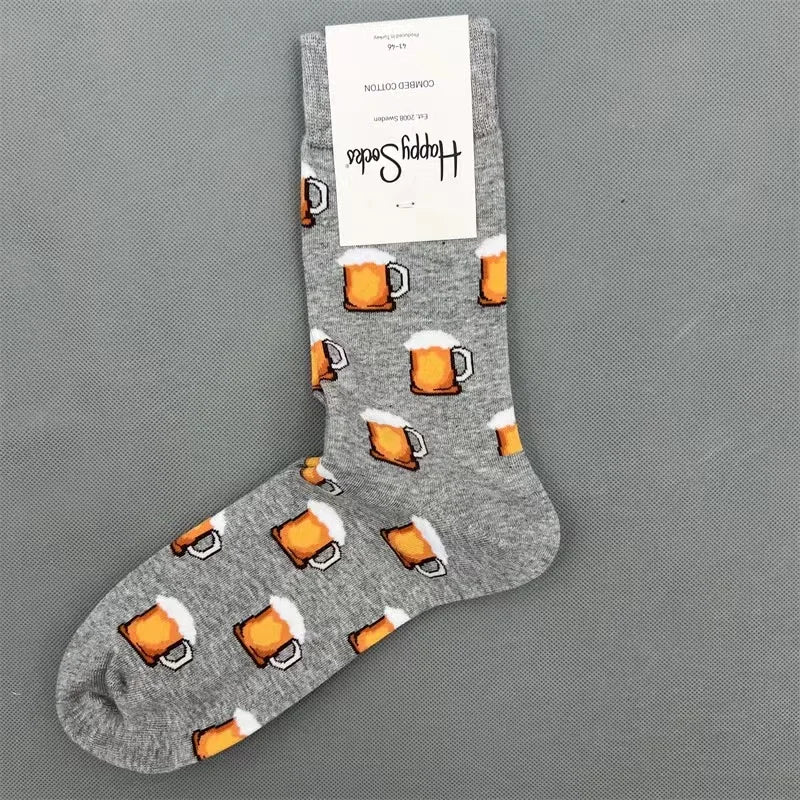 Diamond Check Happy Socks für Herren – Geometrische Sportsocken aus Baumwolle (Größe 41–46)