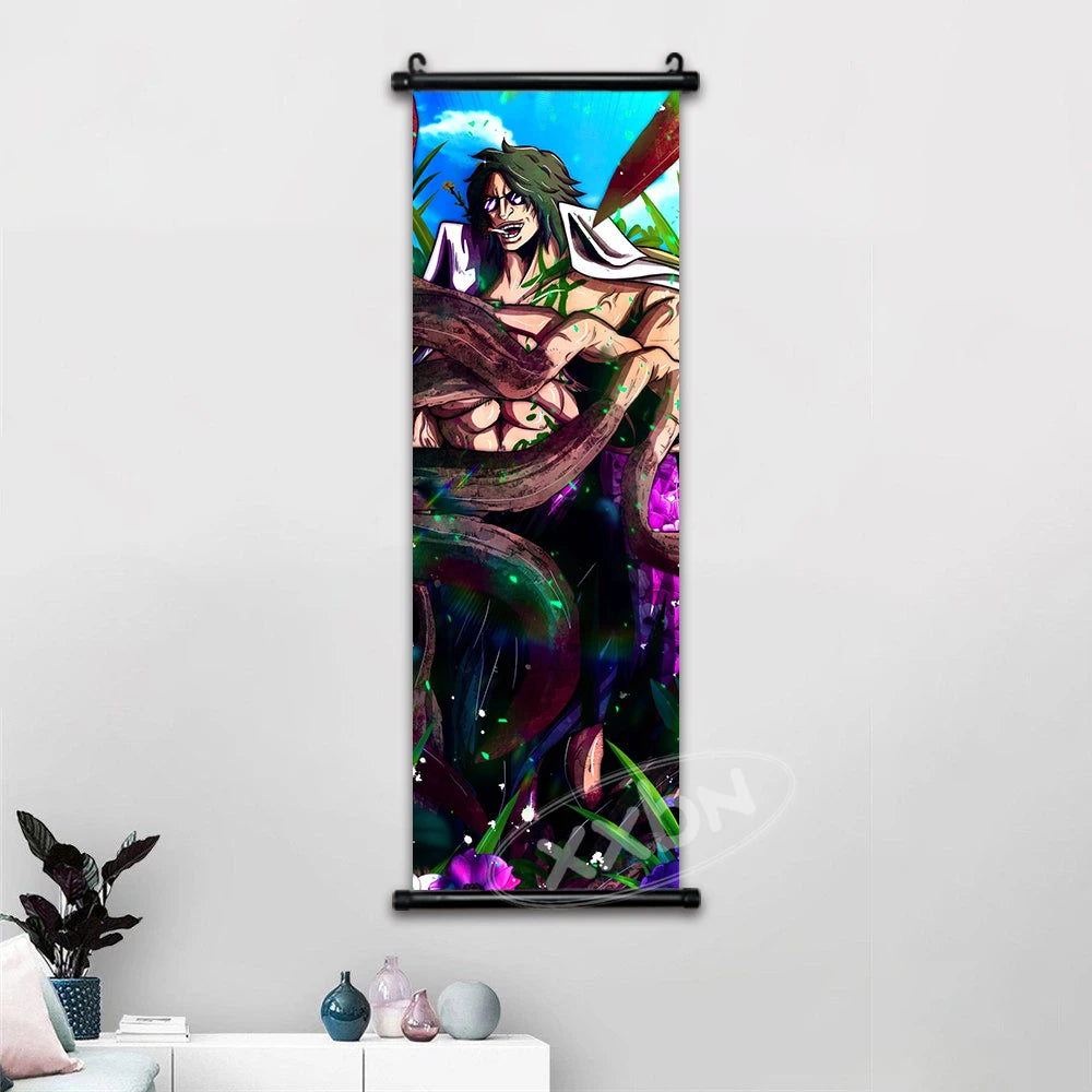 One Piece Anime Wall Art Interior Canvas Prints Zoro Painting Luffy Gear 5 Poster