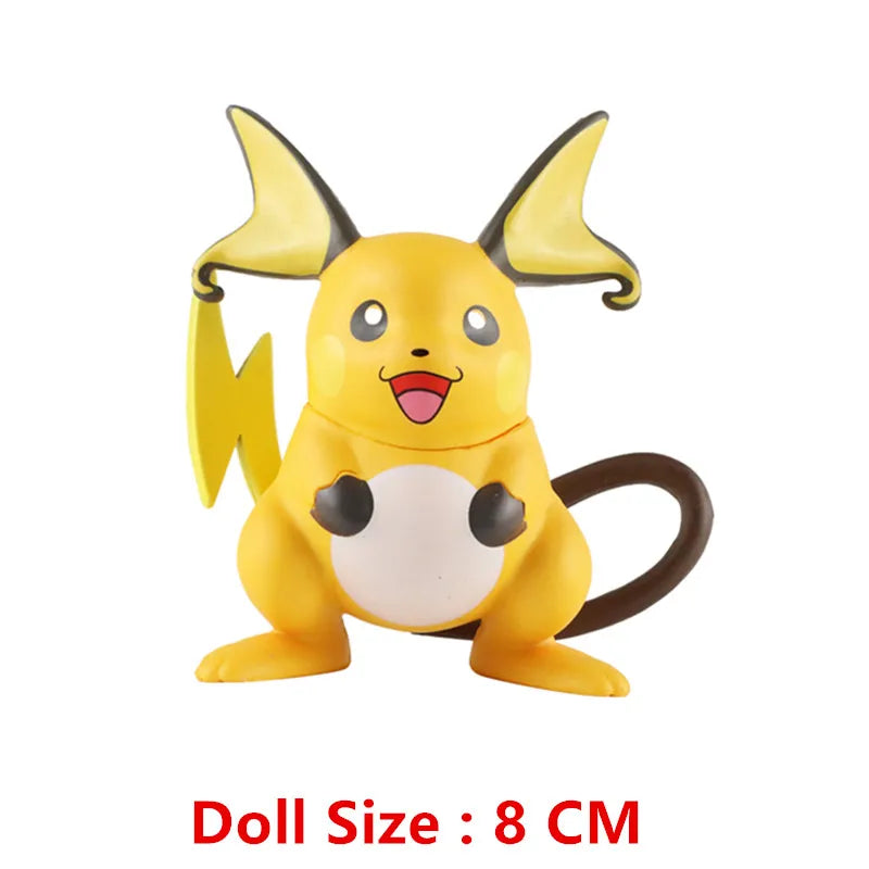 Pokémon-Anime-Figuren – Gengar, Pikachu, Evoli und weitere Sammelspielzeuge