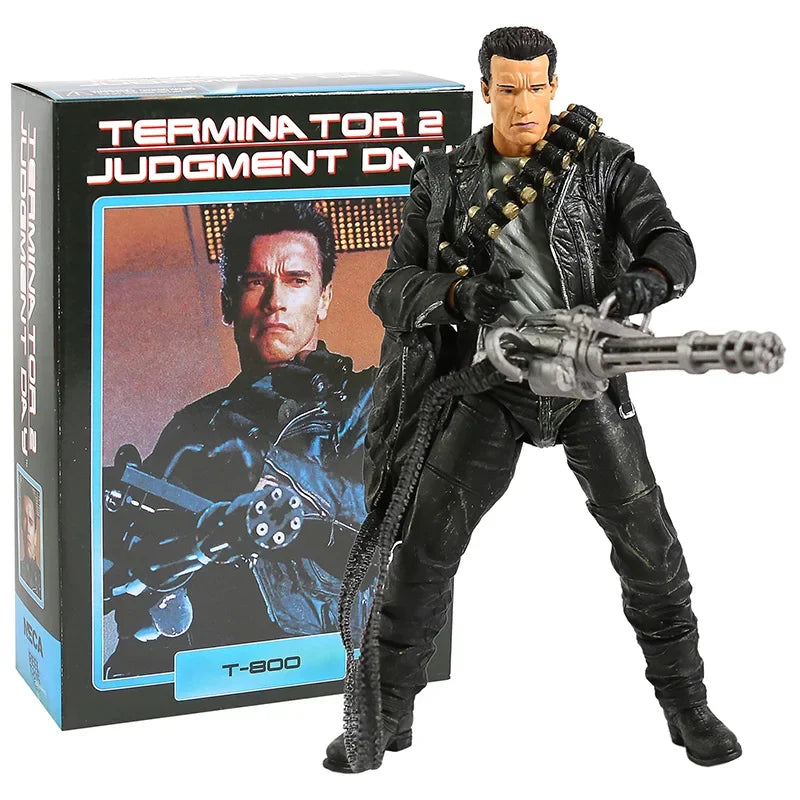 NECA Terminator 2 Arnold Schwarzenegger PVC Actionfigur Sammlermodell Spielzeug 7" 18cm