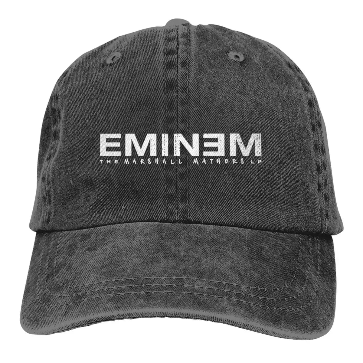 Vintage Eminem „Rap God“ Baseballmütze – Distressed verstellbare Hip Hop Mütze