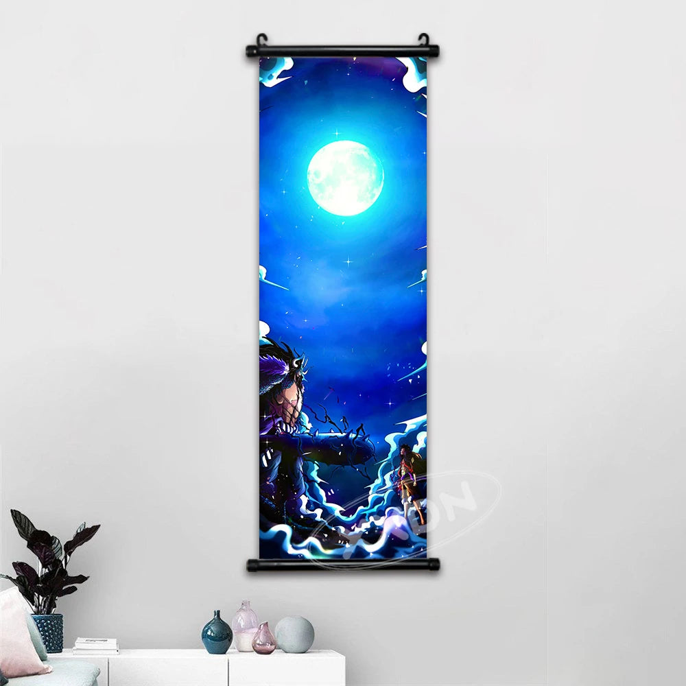 One Piece Anime Wall Art Interior Canvas Prints Zoro Painting Luffy Gear 5 Poster