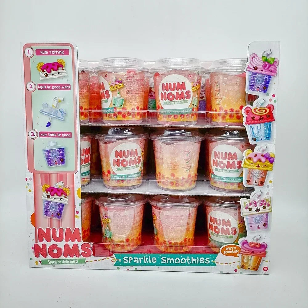 Numnoms Lipgloss Stamp Smell So Delicious Snow Cones Toy Model Anime Figures Collect Ornaments