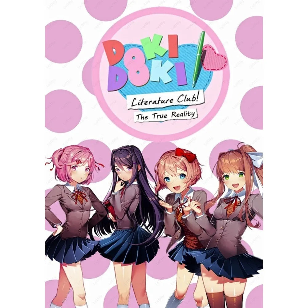 Spiel Doki D-Doki L-Literatur Club Anime Poster Klebewand Kunst Home Decor