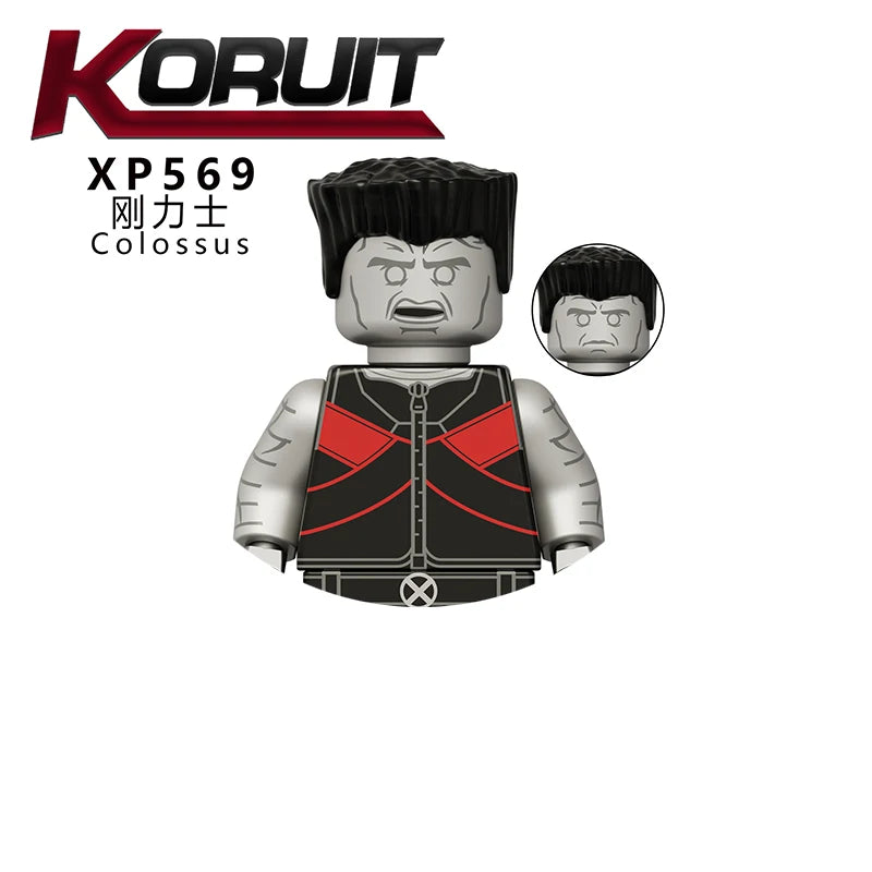Marvel Mini Blocks – Doctor Doom, Cable und Mr. Sinister Actionfiguren, Bauspielzeugset für Kinder und Partygeschenke