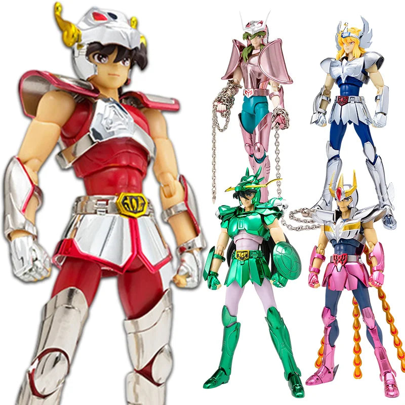 19CM Anime Figur Phoenix Ikki Hyoga Seiya Shiryu Stehend Rüstung Modell Kinderspielzeug