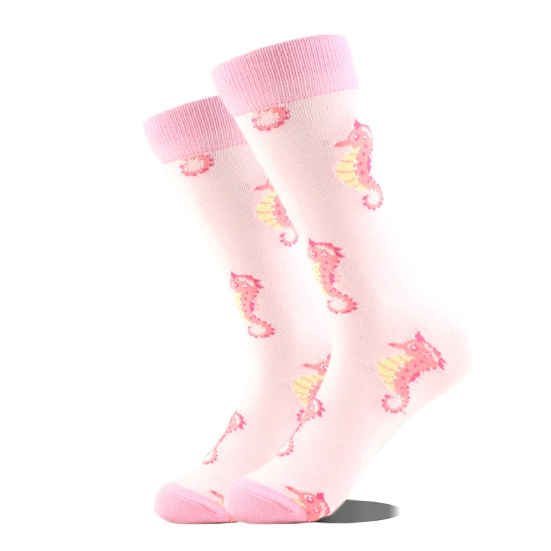 Design Ente Lustige Socken Männer Glücklich Musik Bier Zahn Panda Pinguin