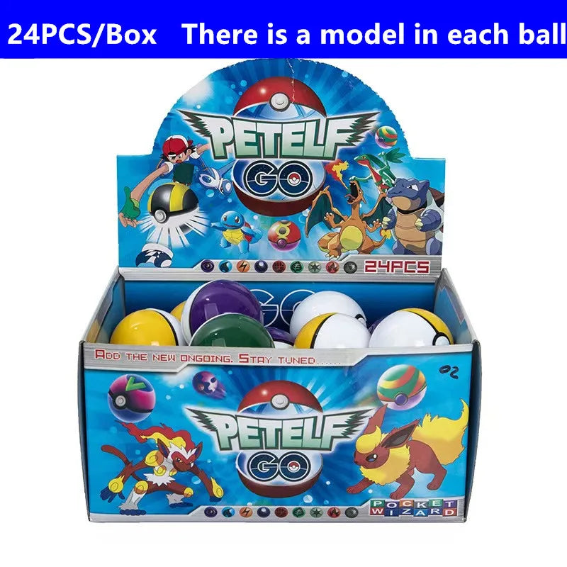 1-144 PCS Pokémon Gift Box – Christmas Action Figure Set with Genuine Pikachu & More Toys for Kids