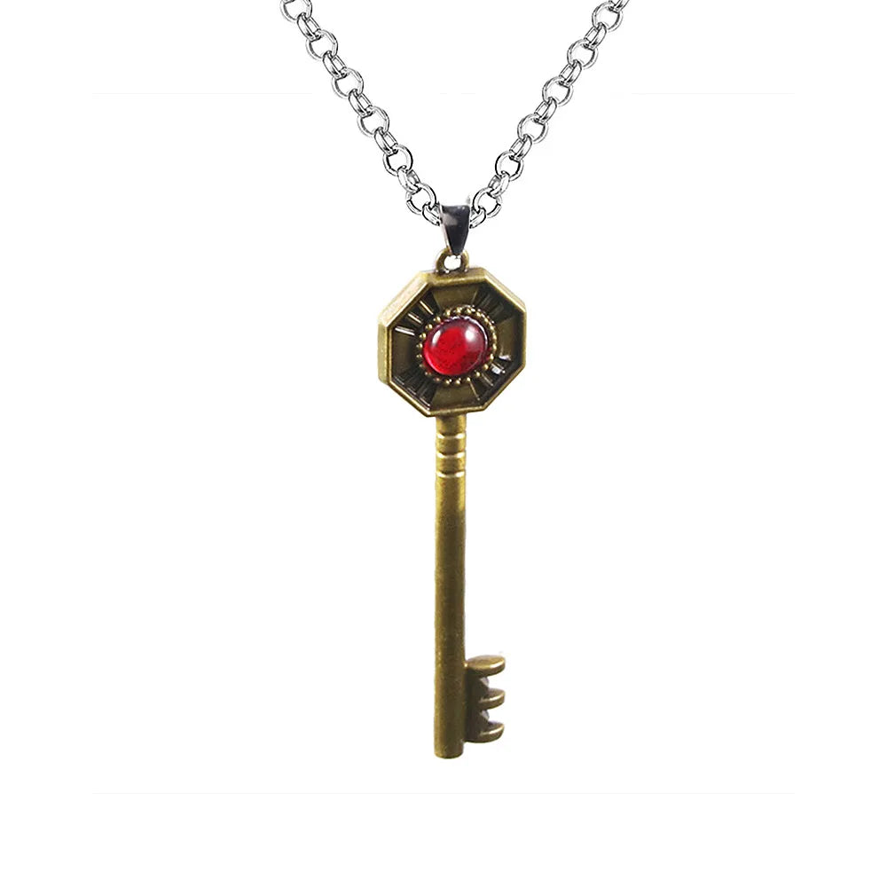 Collier avec pendentif en boule d'acier de l'anime JoJo's Bizarre Adventure - Bijoux pour les fans de Gyro Zeppeli Cosplay Ball