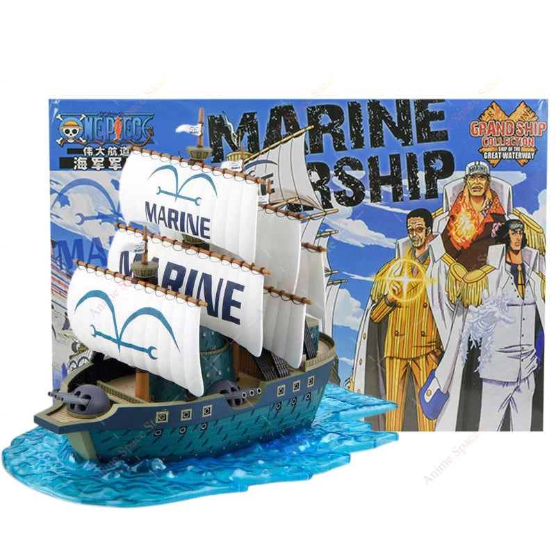 18cm Anime One Piece Figur Piratenschiff Spielzeug Actionfiguren