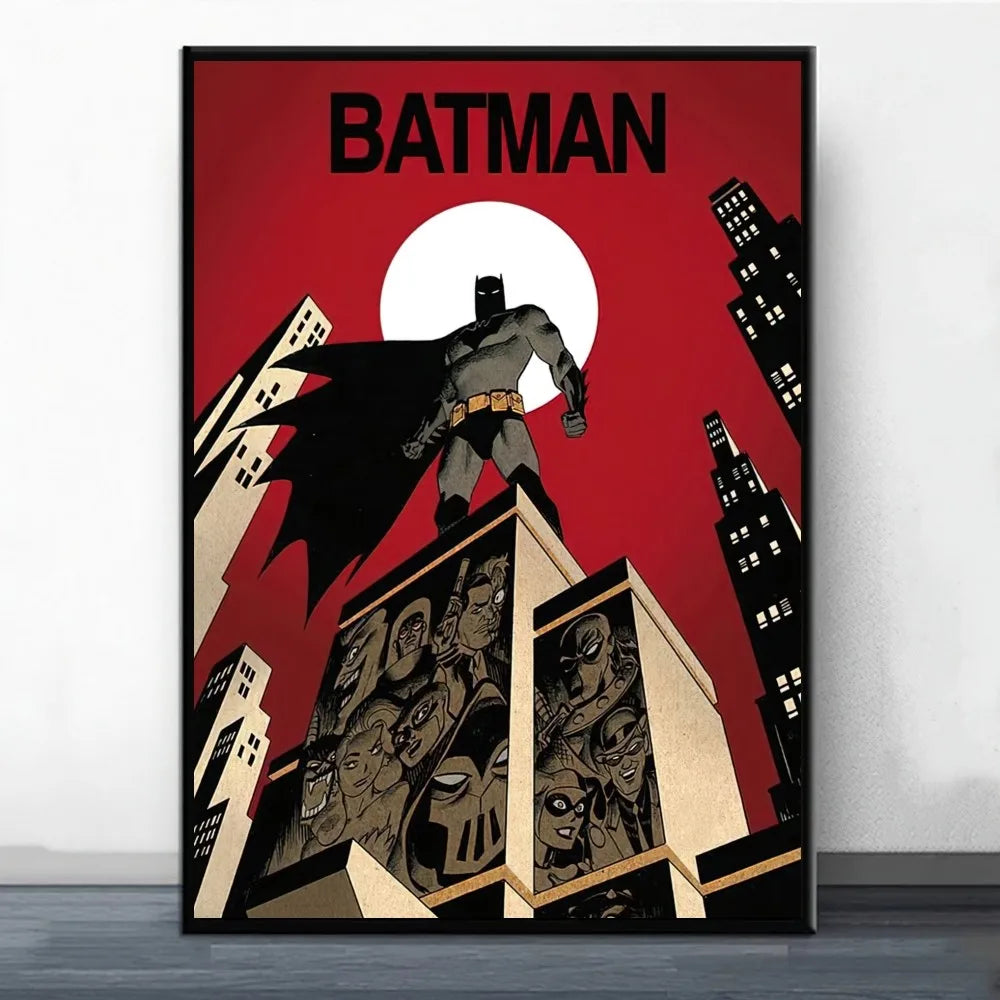 Beast Kingdom Batman Poster Painting Wall Pictures Decor Sticker
