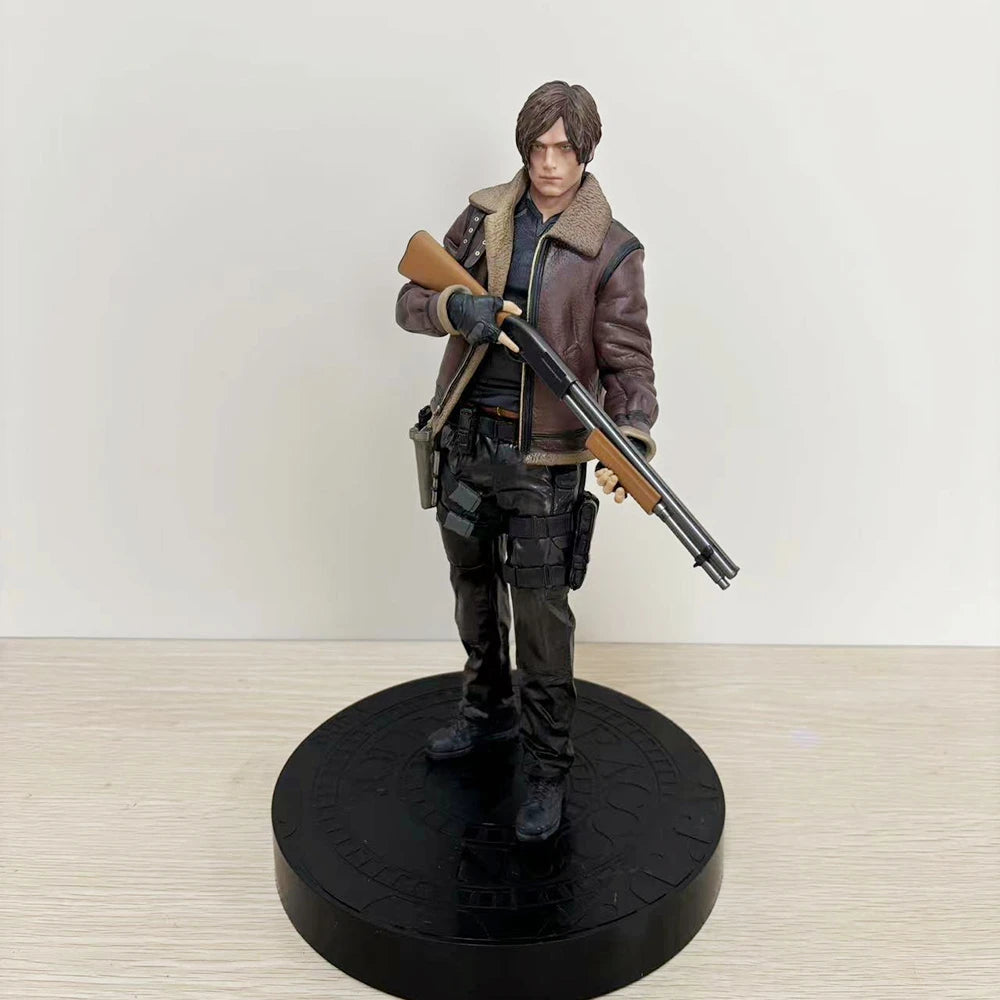 33 cm große Resident Evil Leon S. Kennedy-Figur – GK PVC-Actionmodellstatue und Sammlergeschenk