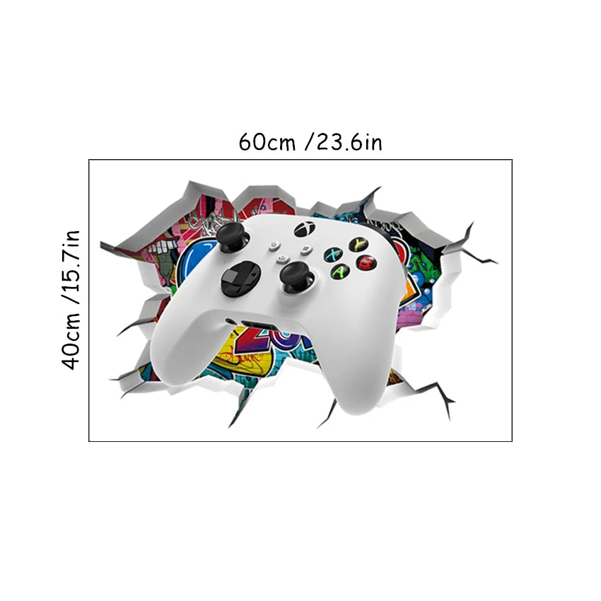 Coole 3D-Wandaufkleber mit Anime-Motiv, Vinyl, für Kinder, Dekoration
