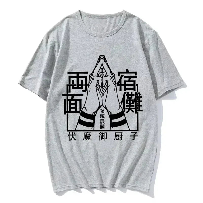 Gojo Satoru Anime T-Shirt Jujutsu Kaisen Graphic Tee for Women & Men