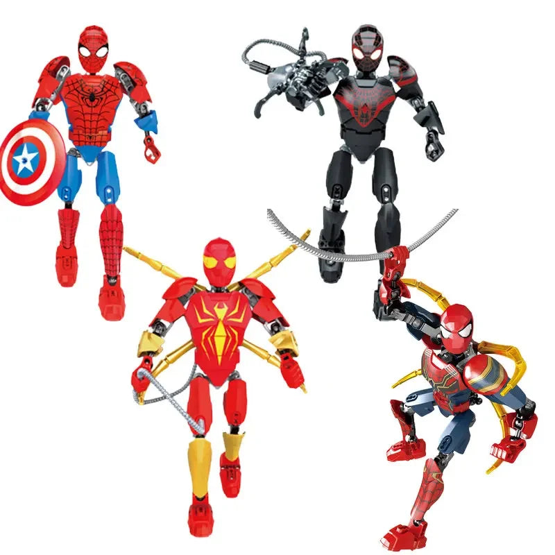 Figurine de héros à construire Iron Big Assembly Figures Action Toys Compatible avec la collection Lego