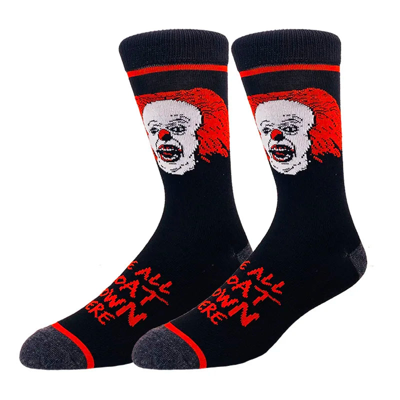 Chucky Cartoon-Socken – Anime-Gamer, Street Fashion Hip-Hop, originelle, lustige Designer-Socken