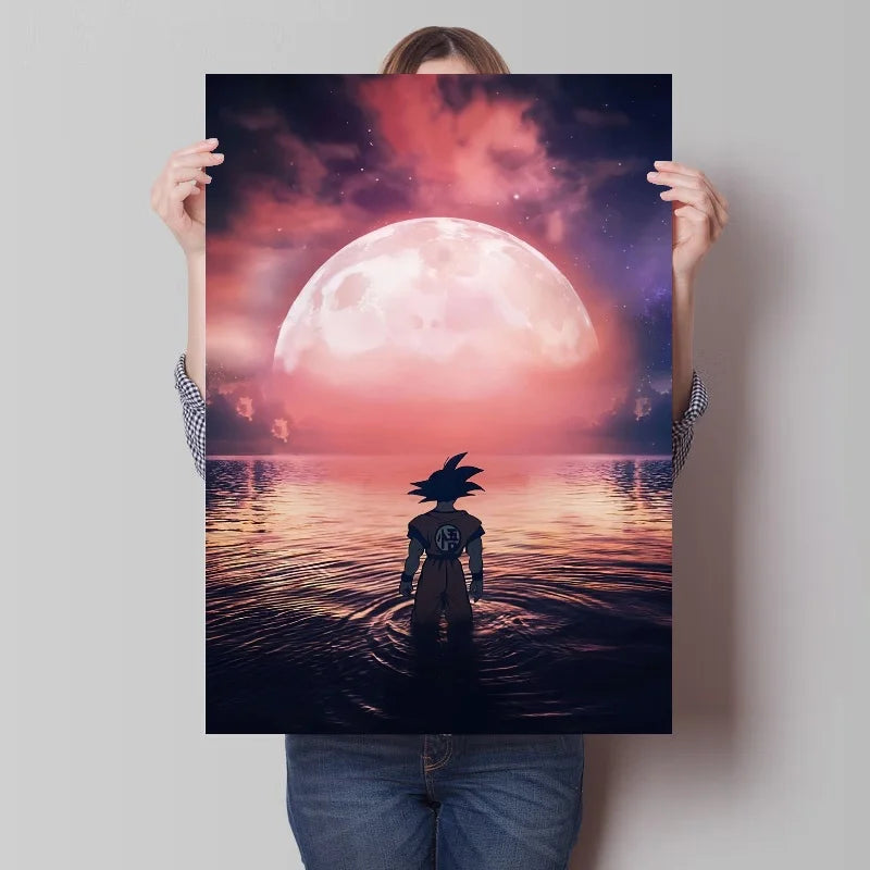 Canvas Painting Japan Bandai Anime Art Print Dragon Ball Classic Home Decor