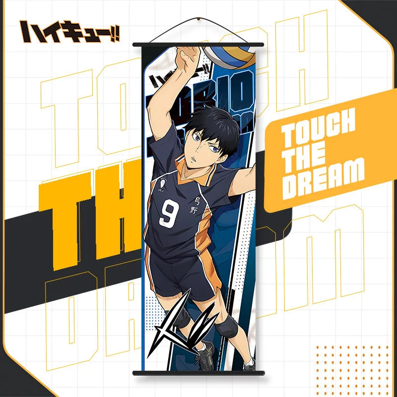 Haikyuu!! Hanging Posters Tobio Kageyama Wall Paintings Anime