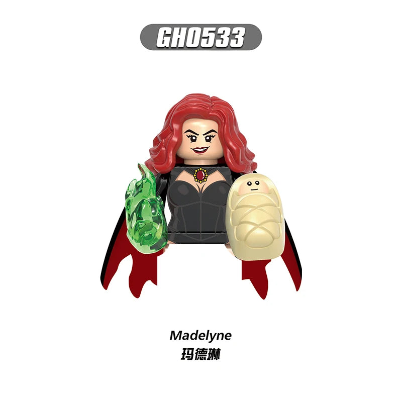 Marvel Mini Blocks – Doctor Doom, Cable und Mr. Sinister Actionfiguren, Bauspielzeugset für Kinder und Partygeschenke