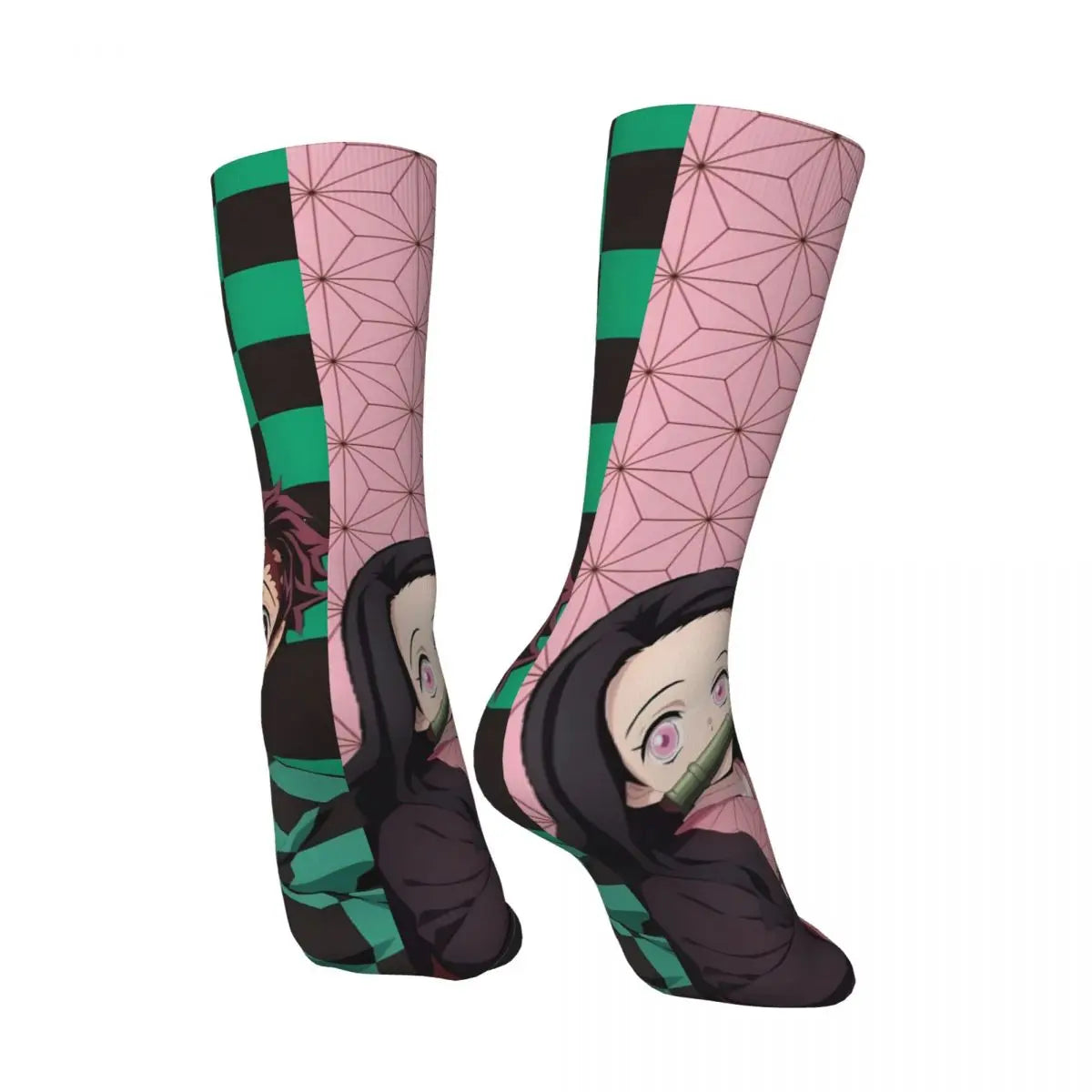 Demon Slayer Anime-Socken – Rutschfeste Winter-Lauf-Sportstrümpfe