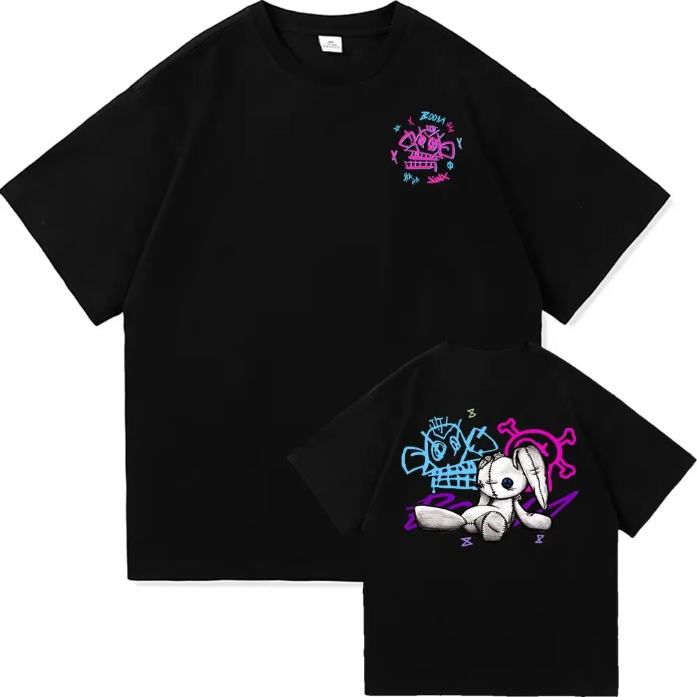 Jinx Arcane Monkey T-Shirt – Women’s Anime Cosplay Grunge Aesthetic Tee