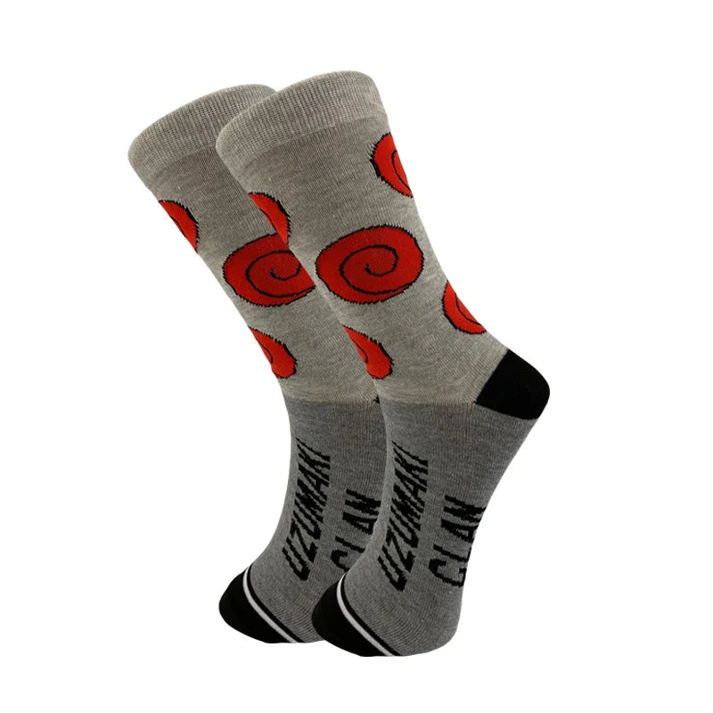 Socken mit Anime-Cartoon-Charakteren für Herren – Cosplay-Skateboard-Stil