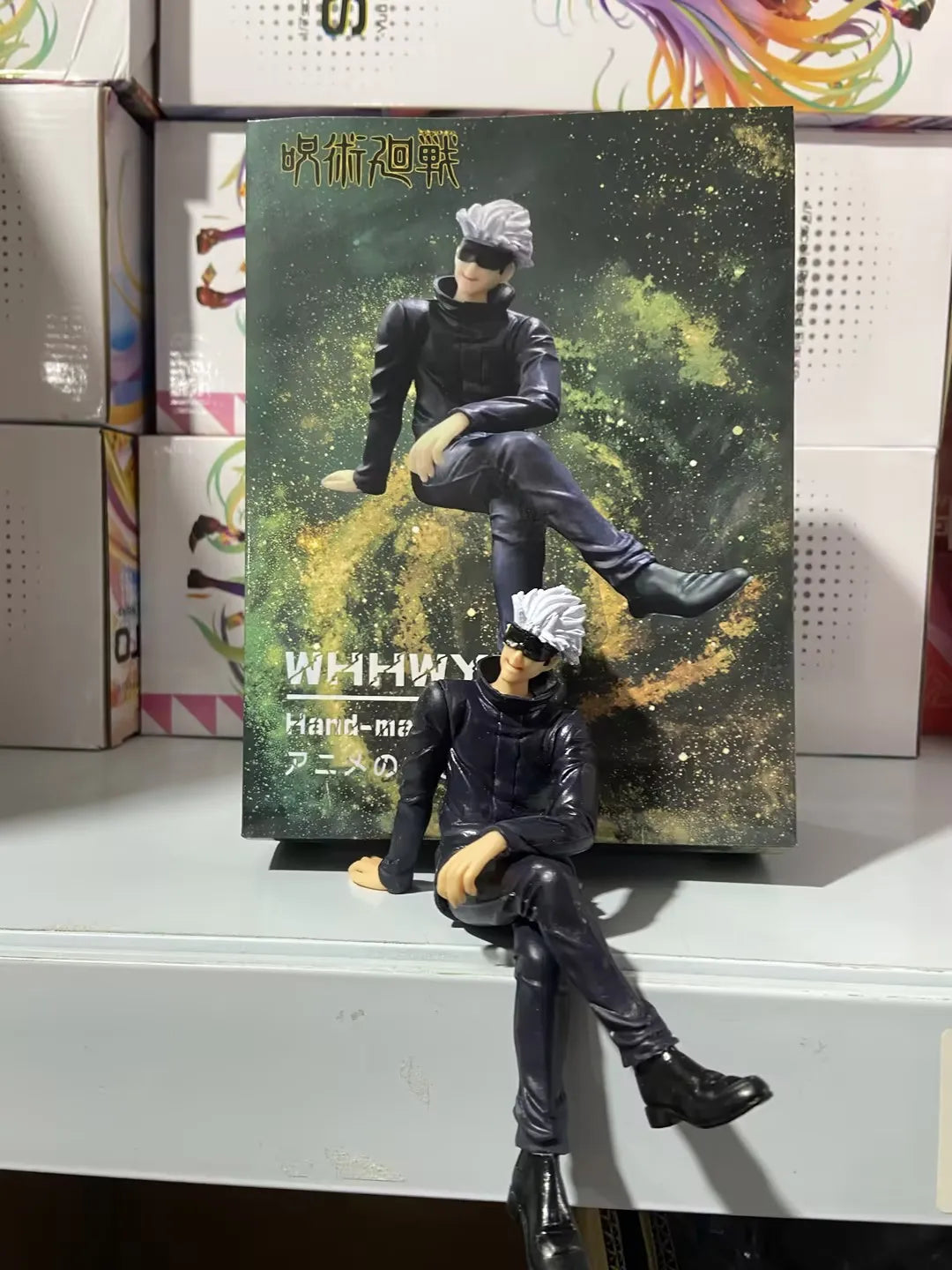 11 cm neue Gojo Satoru Anime Jujutsu Kaisen Actionfigur Itadori Yuji sitzender Nudelstopper