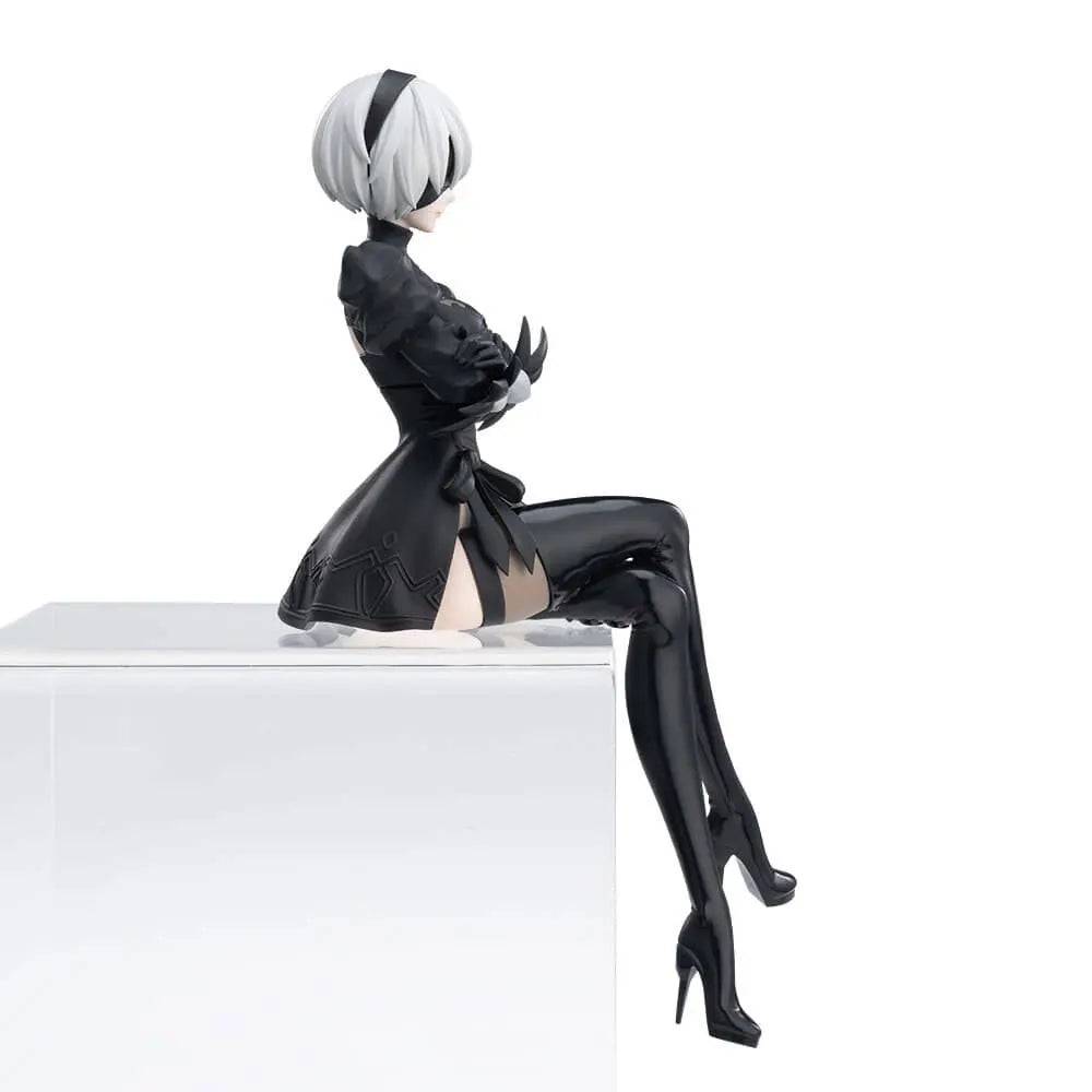 15 cm NieR: Automata 2B Sitzende Figur – PVC-Nudelstopper, Anime-Modell, Spielzeug und Sammlergeschenk