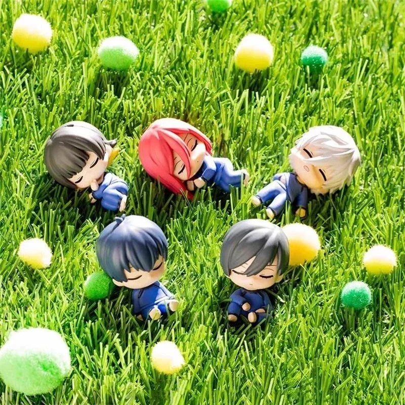 5-teiliges Blue Lock Schlaffiguren-Set – Isagi Yoichi, Chigiri Hyoma, Rin Itoshi, Nagi Seishiro PVC-Sammelspielzeug