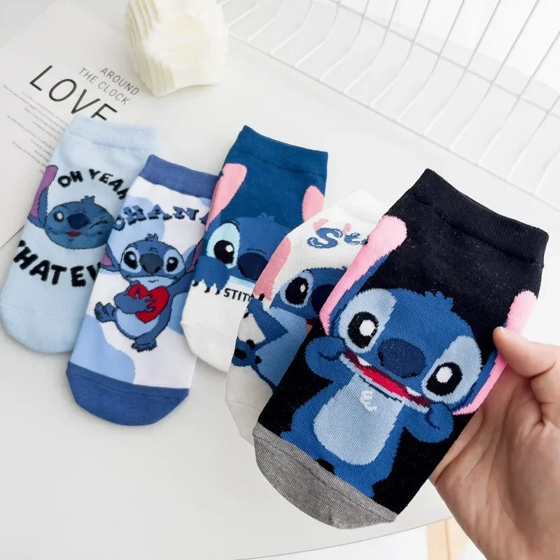 Cartoon Disney Stitch Socken – Kawaii Baumwoll-Söckchen