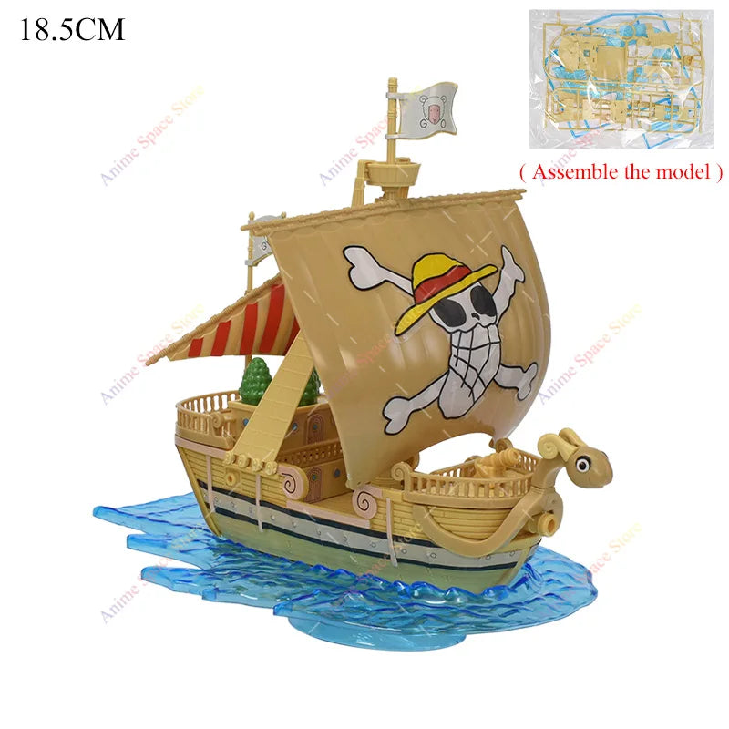 18cm Anime One Piece Figur Piratenschiff Spielzeug Actionfiguren
