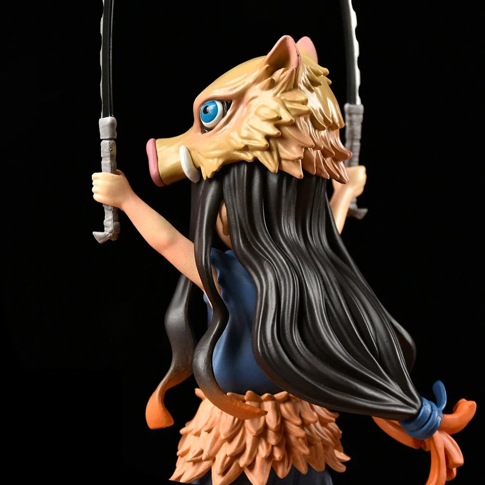 Dämonentöter Kimetsu No Yaiba 19CM Schweinekopf & Nezuko Anime-Figur – PVC-Modellspielzeug für Kinder