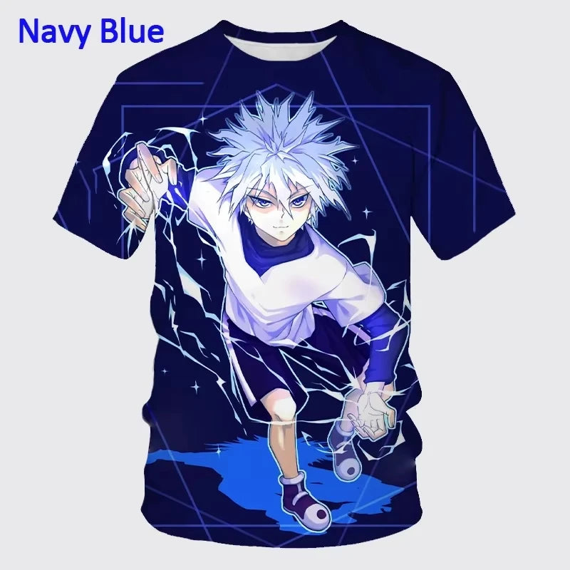 Hunter X Hunter 3D Print T-Shirt – Unisex Summer Fashion Harajuku Streetwear Tee