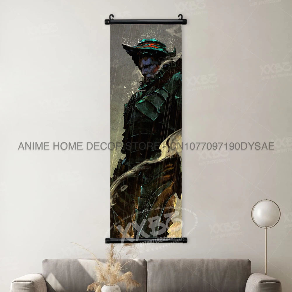 Berserk Poster Black Swordsman Wall Artwork Scrolls Anime Home Decoration